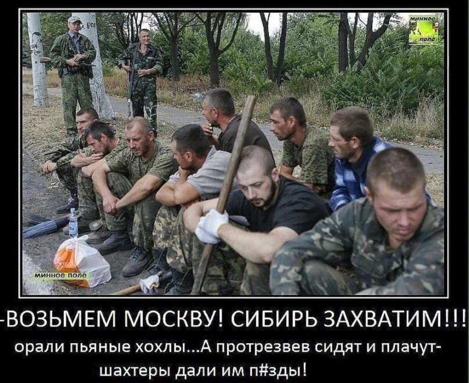 Хохлы кричат. Демотиваторы про войну с Украиной. Демотиваторы про украинцев.