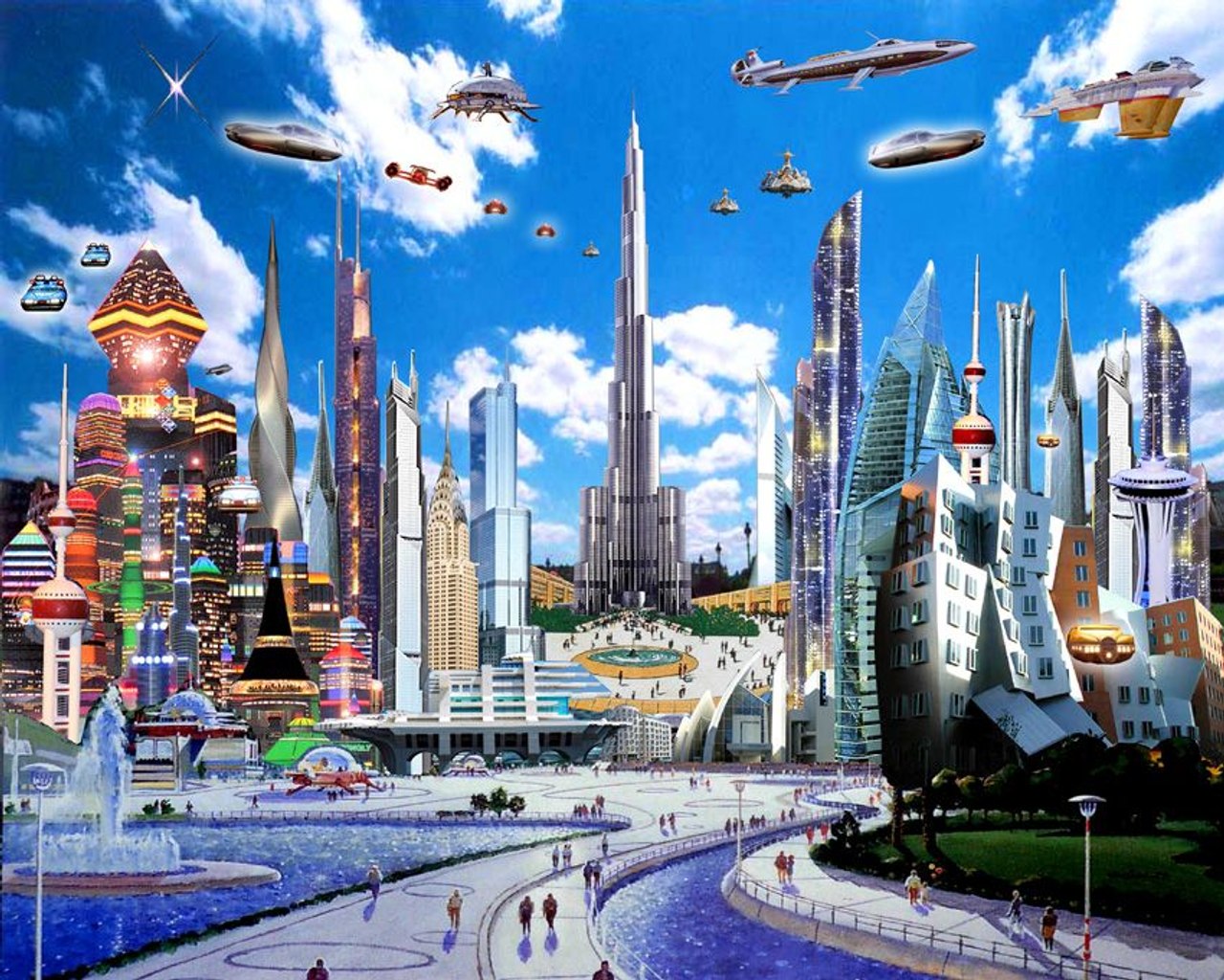 Дубай 2050 город будущего