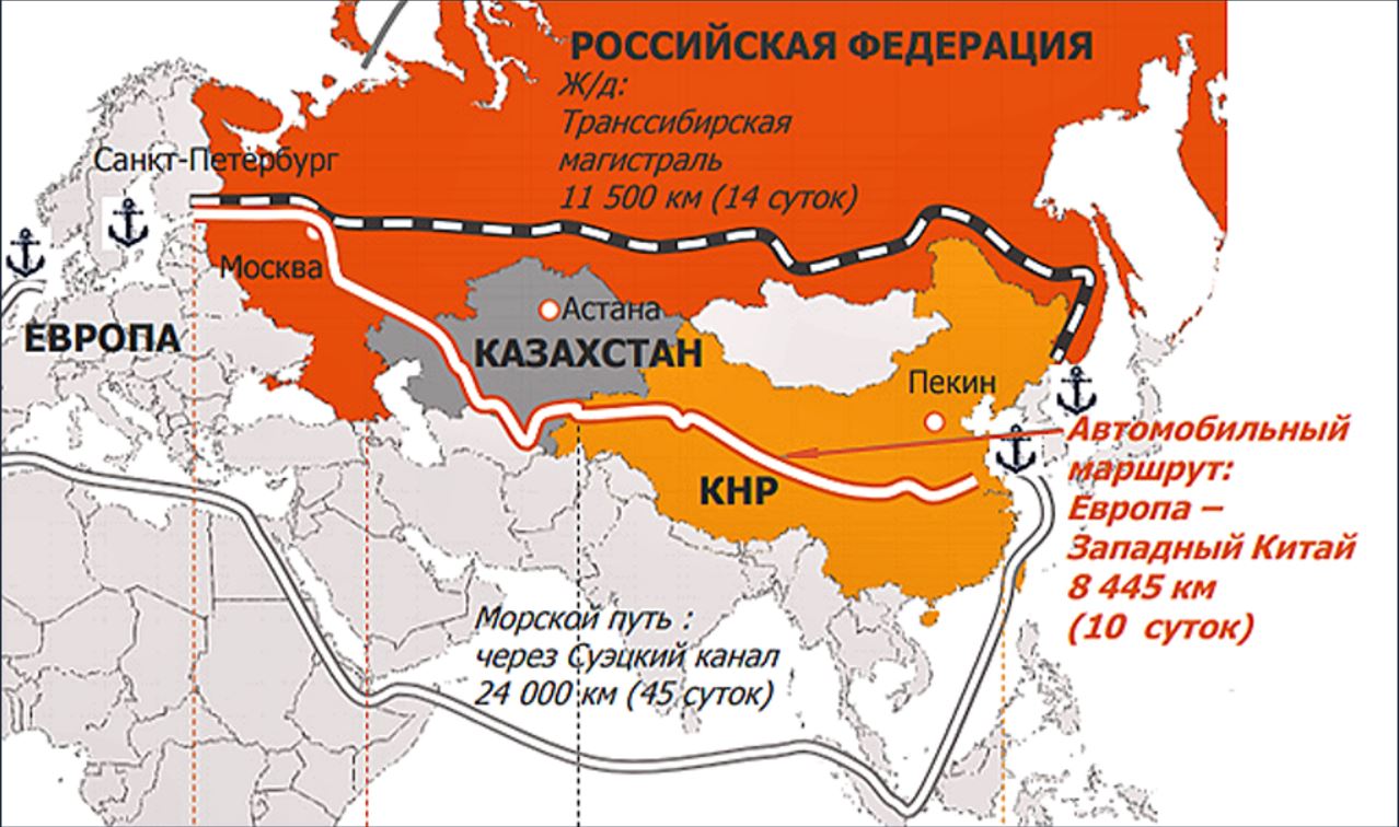 Москва пекин трасса новая подробная карта