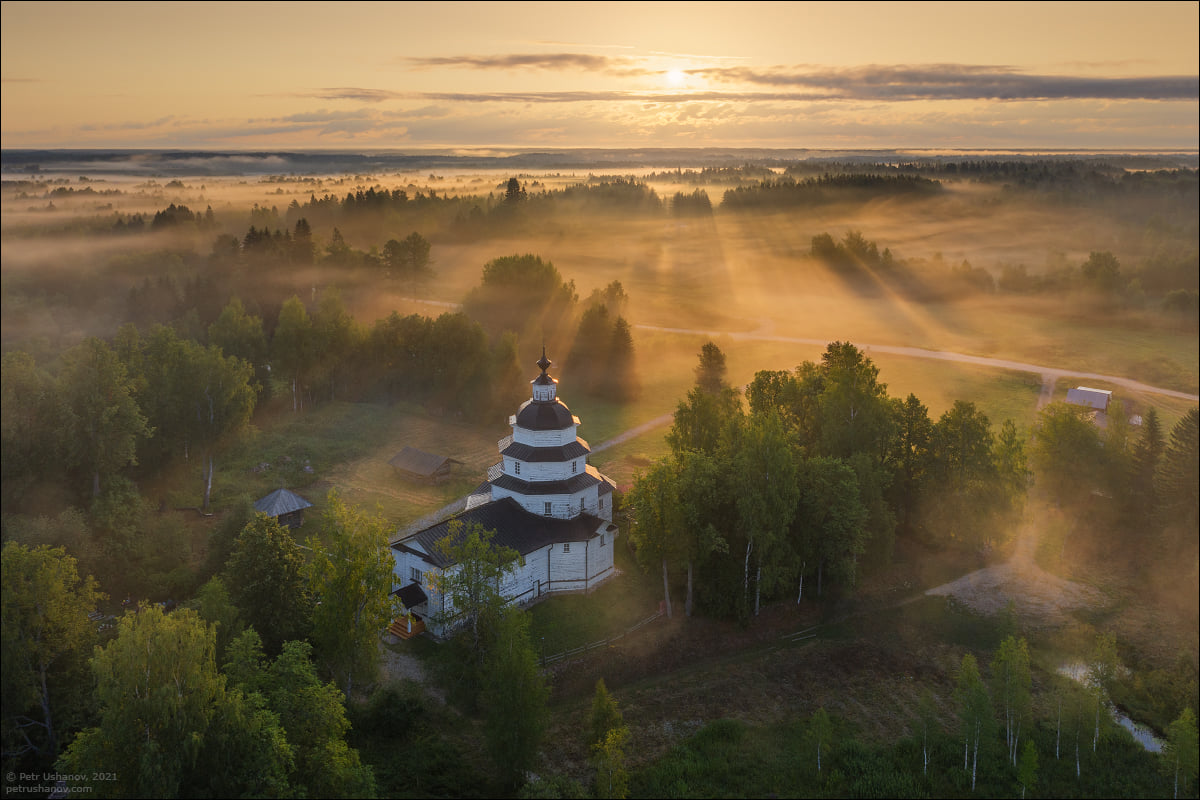 Русский Север в фотографиях Петра Ушанова - путешественника и охотника за  туманами.