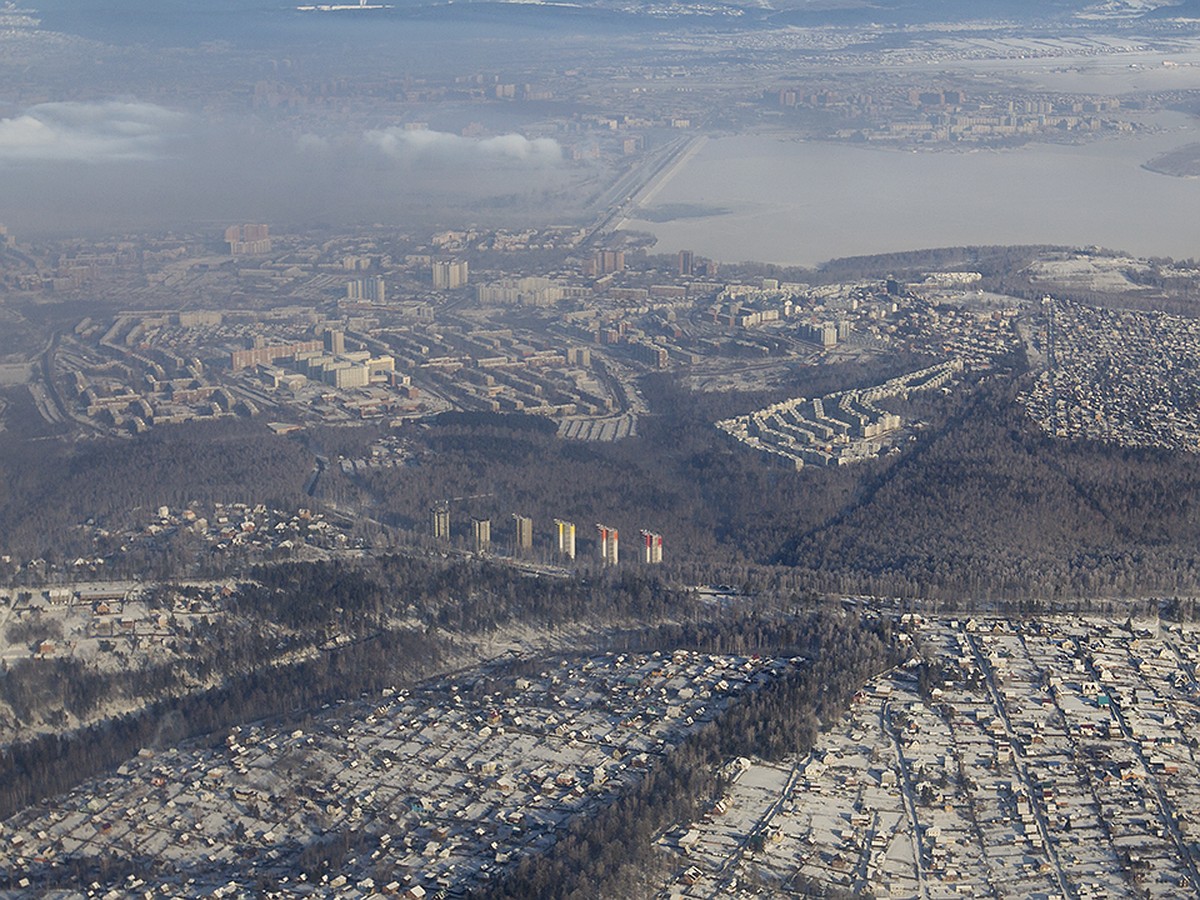 иркутск с самолета фото