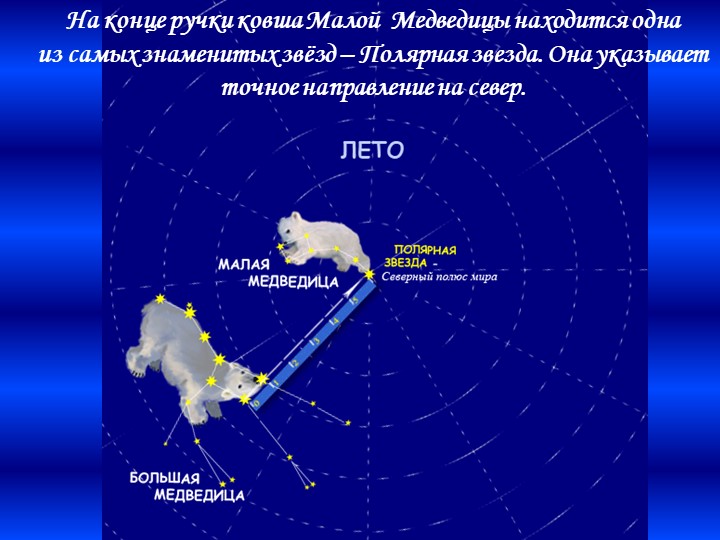 Карта большая медведица и малая медведица