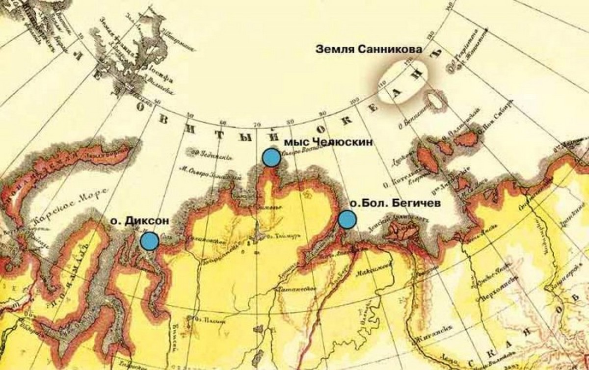 Легендарные земли севера. Остров земля Санникова на карте России. Земля Санникова Обручев карта. Предполагаемое местонахождение земли Санникова. Остров земля Санникова на карте.