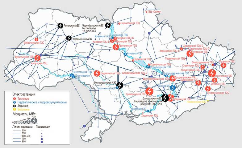 Сколько тэс на украине