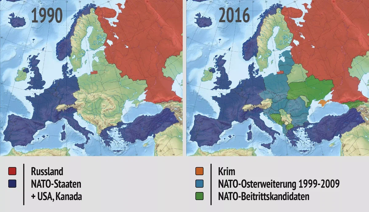 Карта европы 1991 года