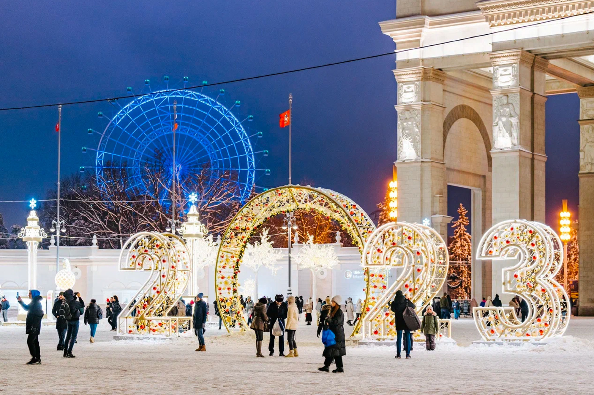 Москву где зима