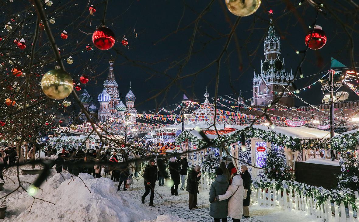 красная площадь зимой