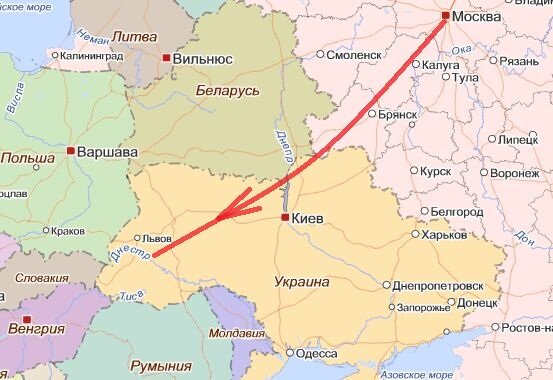 От границы украины до санкт петербурга