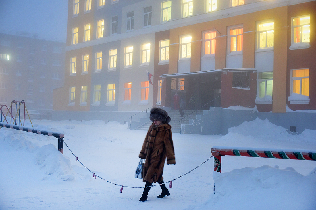 Норильск зимой фото