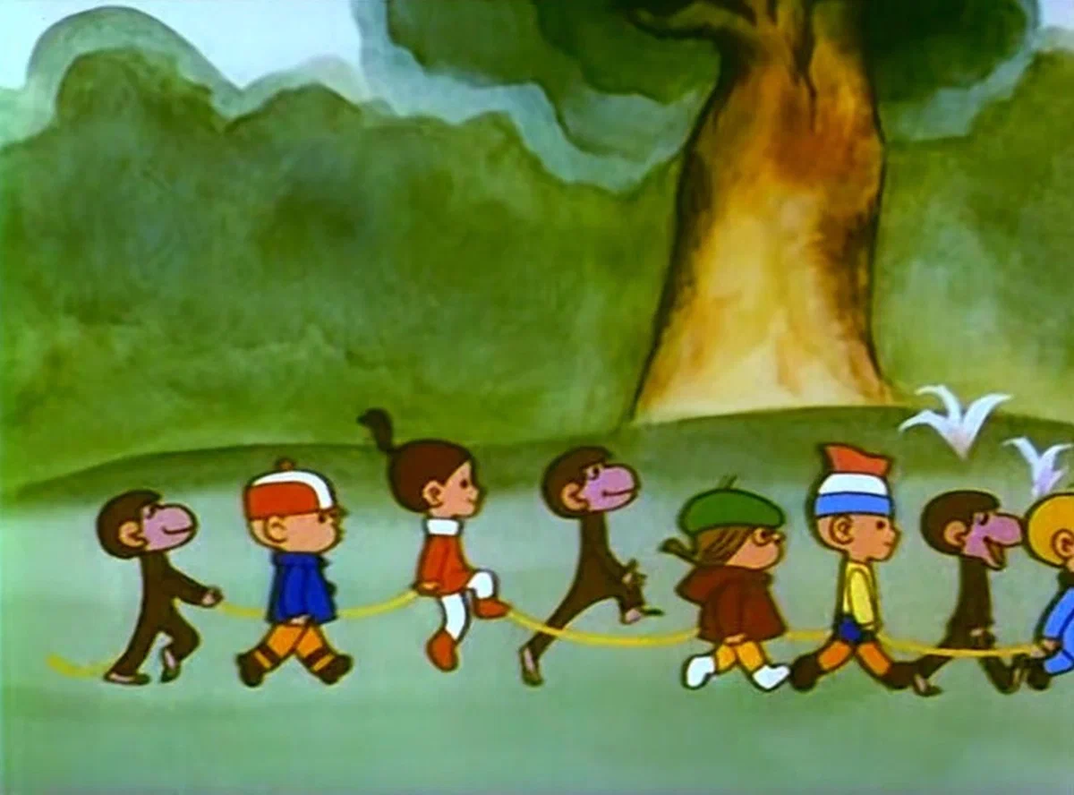 Обезьянка мама и ее дети. "Осторожно, обезьянки!" (1983-1997). Осторожно обезьянки 1984.