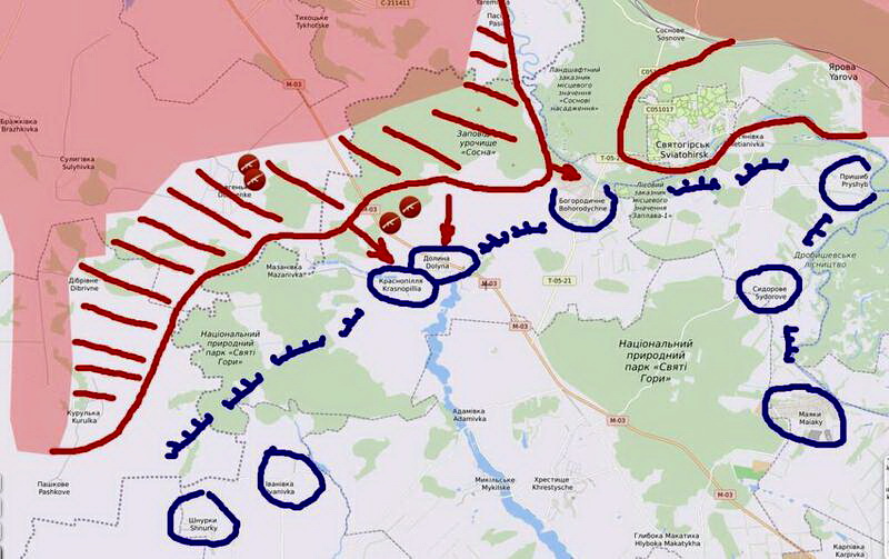 Изюм карта боевых действий