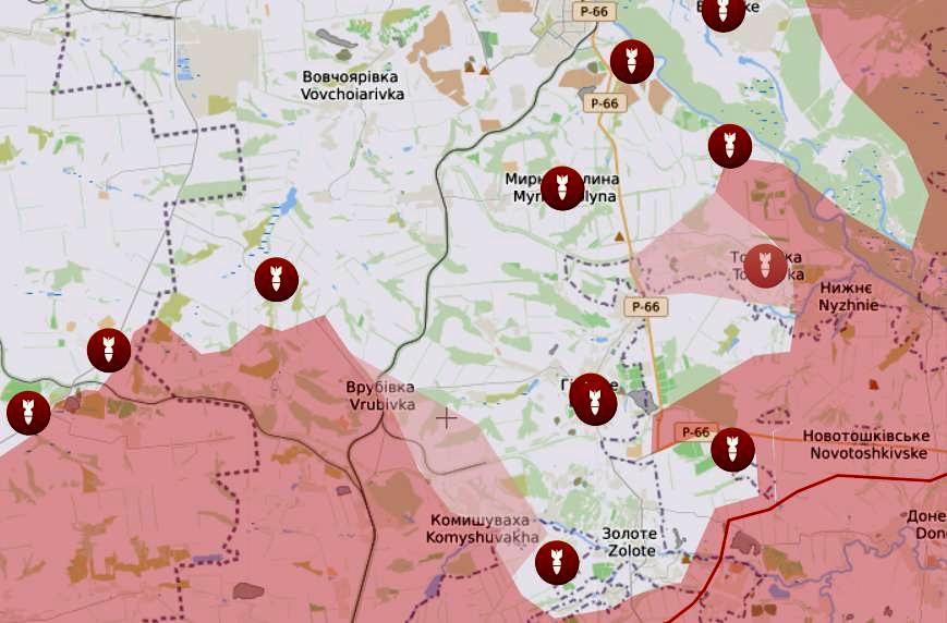 Карта врубовка луганская область