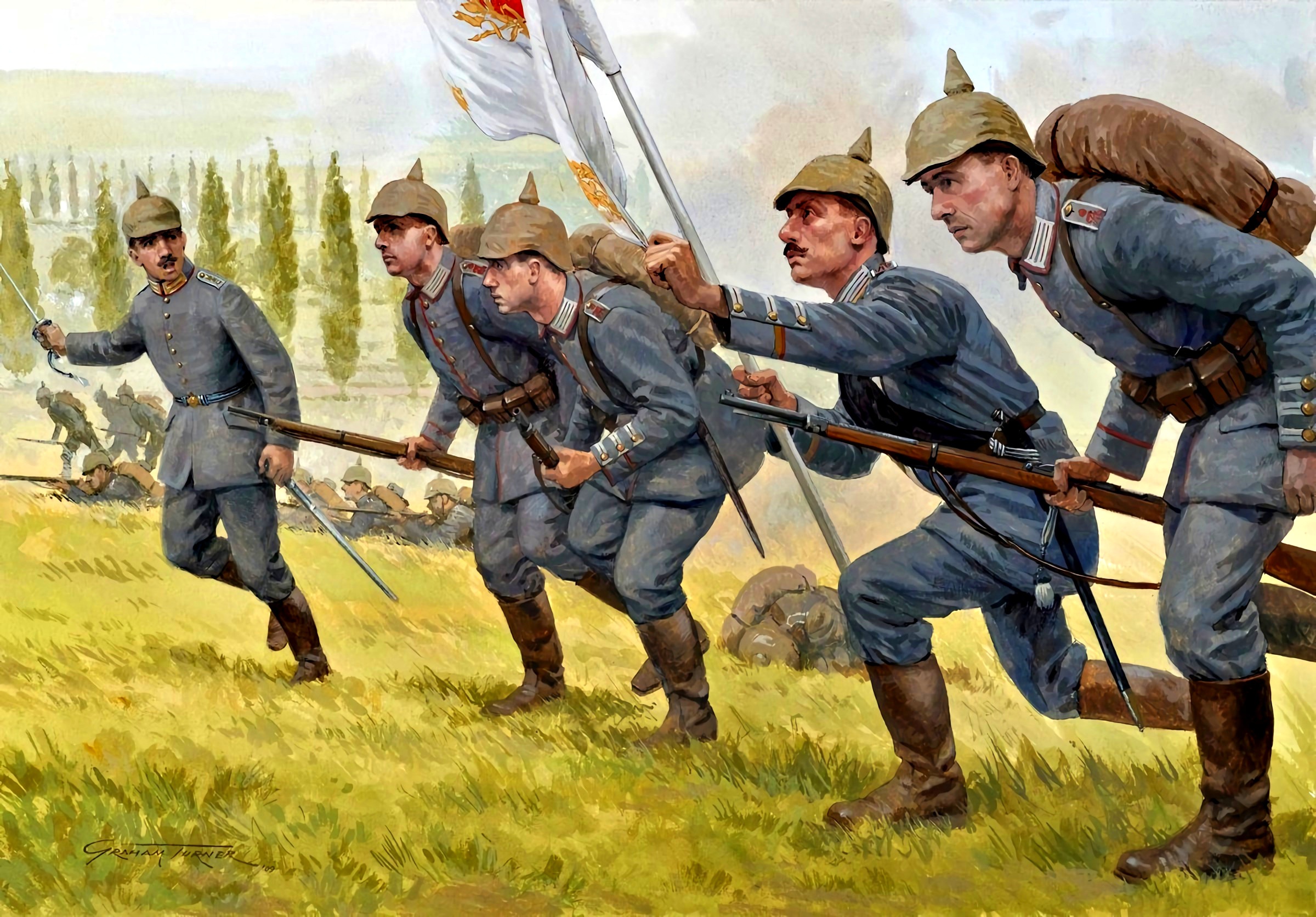 Как называют первую мировую. Германская Имперская армия 1914. Германская армия ПМВ солдаты. Солдаты германской армии 1914.