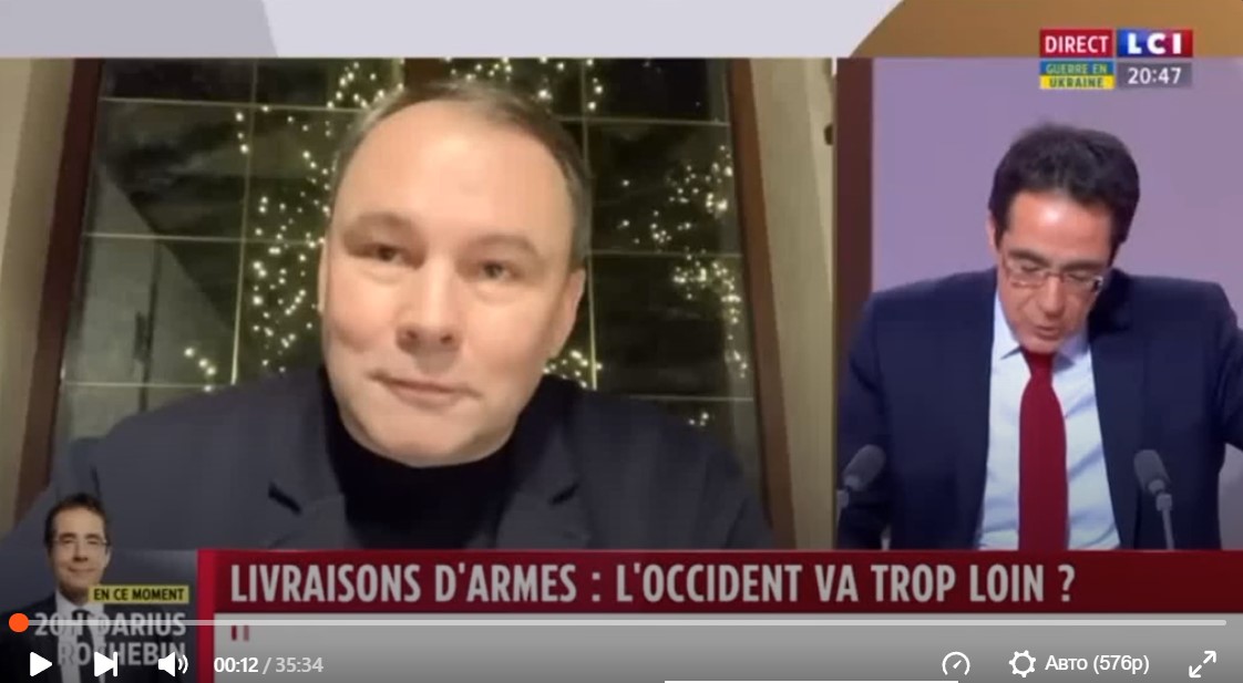 Интервью толстого французскому телевидению на французском языке. Француз интервью.