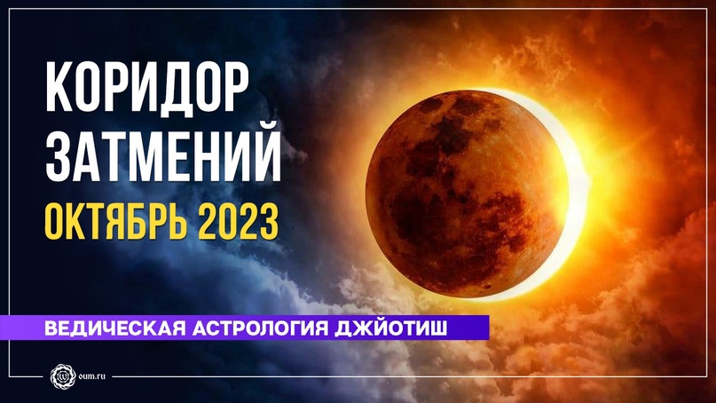 Коридор затмений октябрь 2023