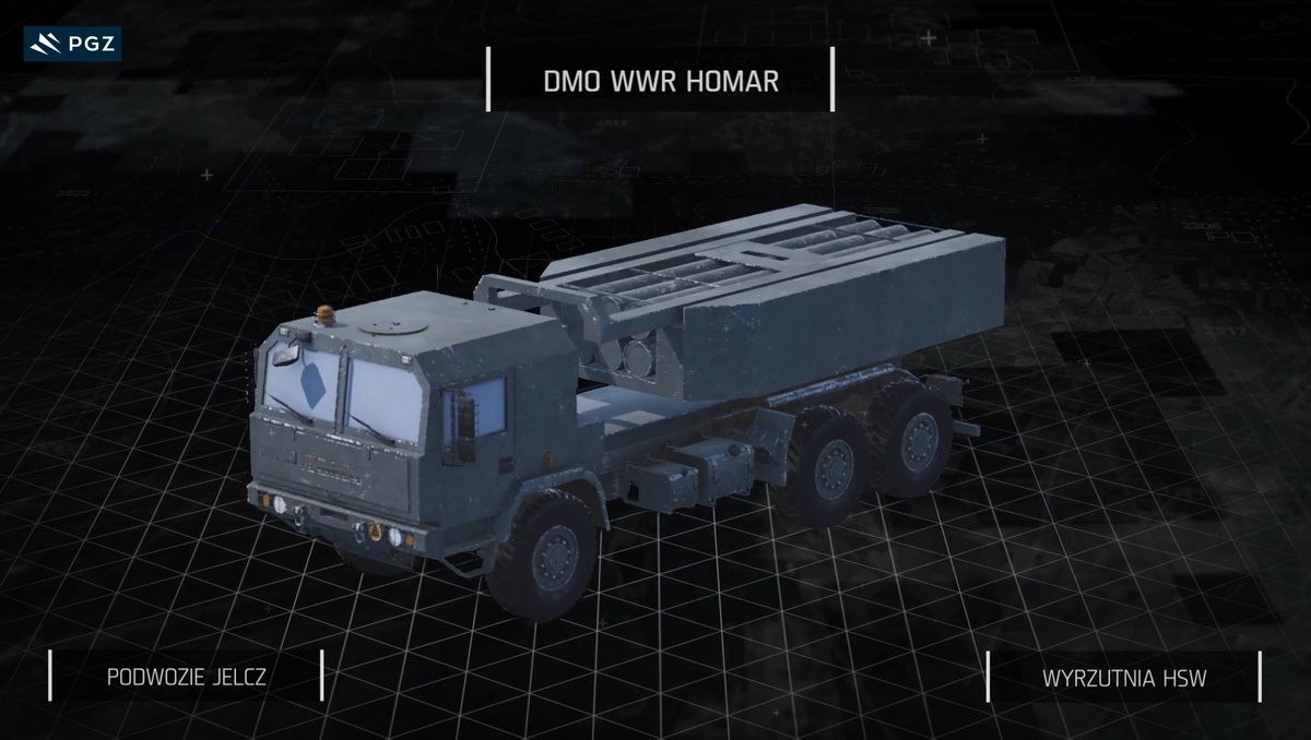 Module loader. WR-300 "Homar".. РСЗО США HIMARS. Армейские машины 2023 год. Военные машины картинки.