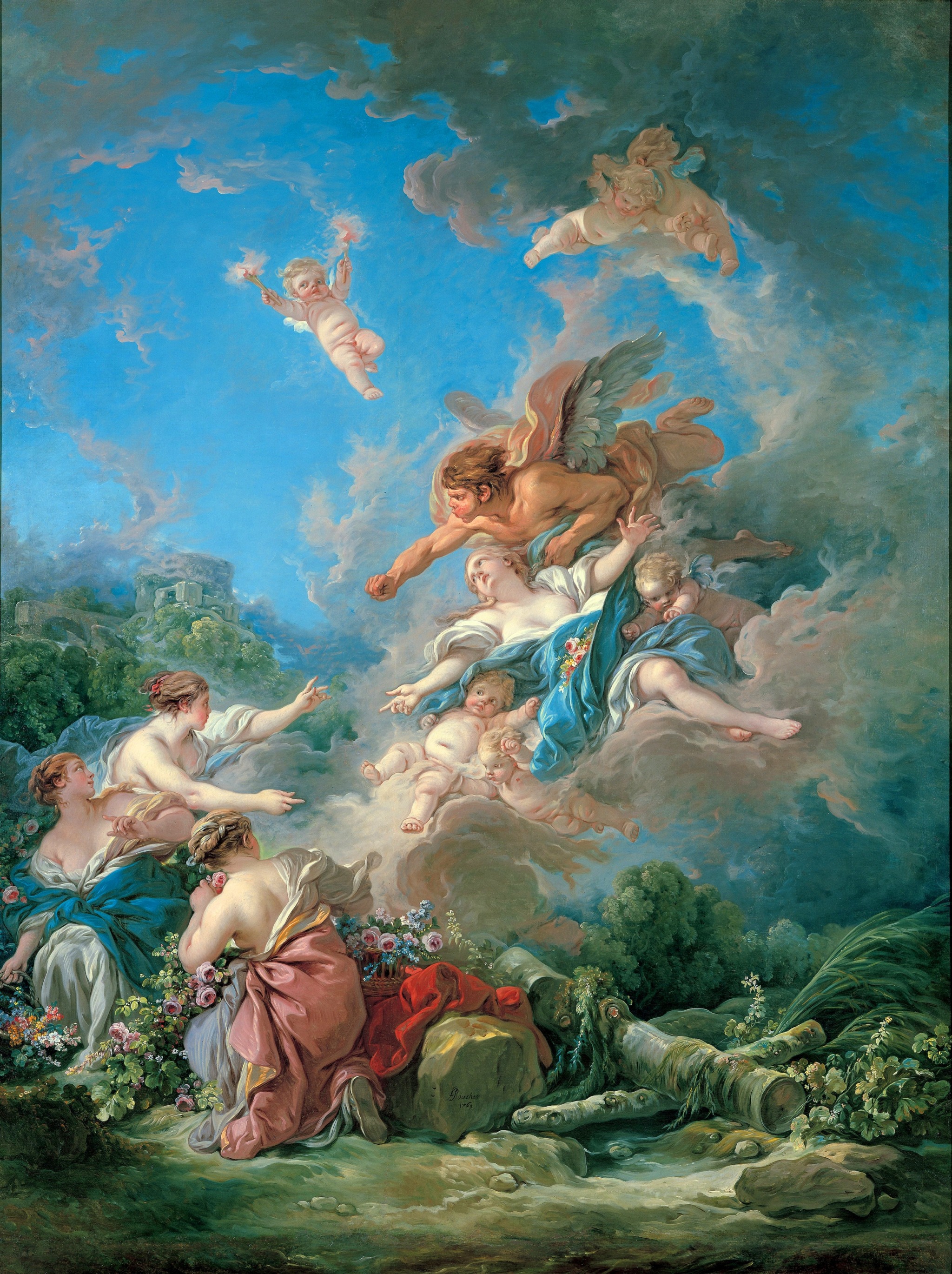 Самые красивые произведения. Франсуа Буше «Триумф Венеры» (1740). Франсуа Буше (François Boucher, 1703 - 1770) - Фра. Живопись рококо Франсуа Буше.
