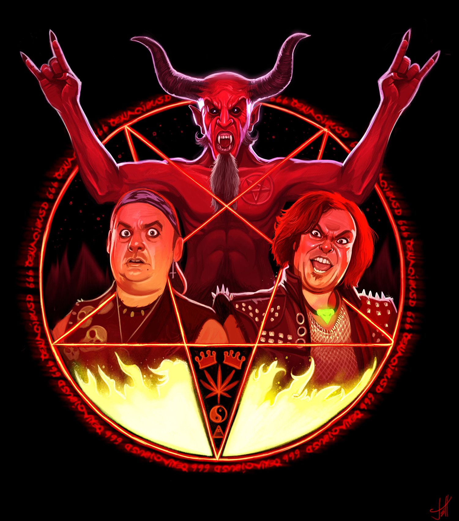 Дьявольская музыка. Tenacious d медиатор судьбы дьявол. Группа Tenacious d. Tenacious d: медиатор судьбы (2006). Tenacious d арт.