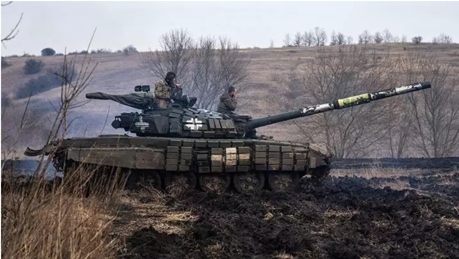 Фото подбитой украинской техники