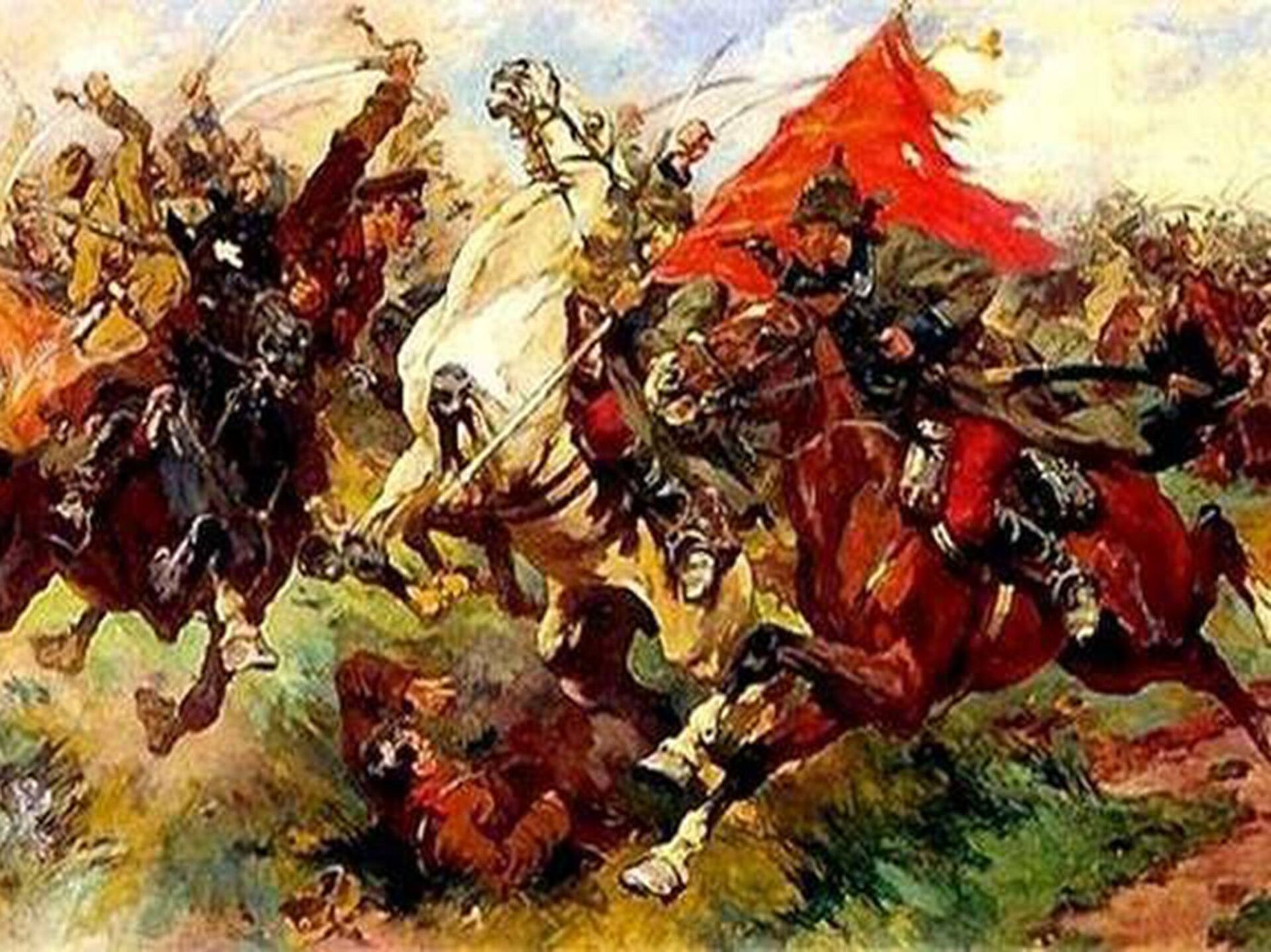 Изображая события гражданской войны. Червонные казаки Примакова.
