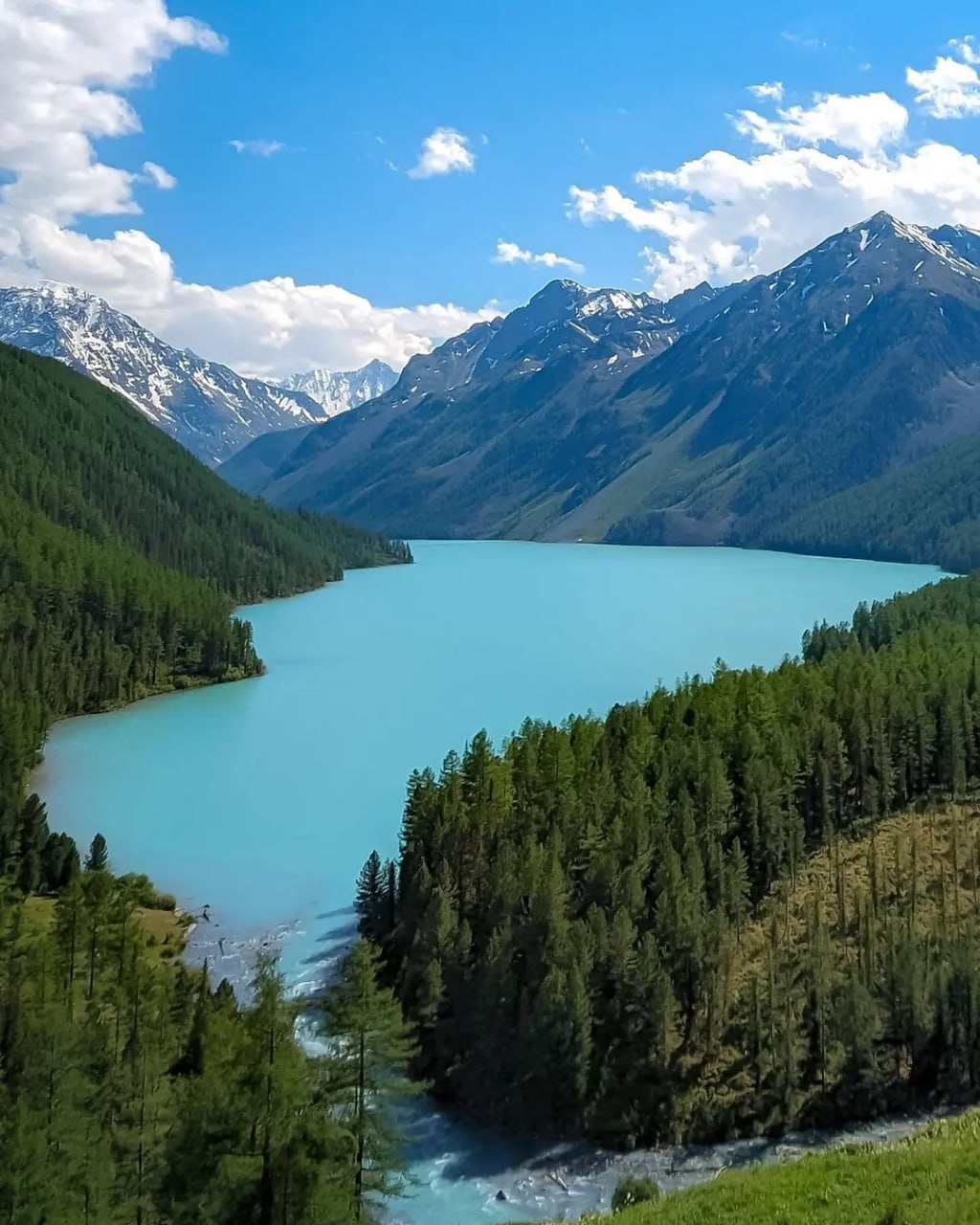 Кучерлинское озеро панорама