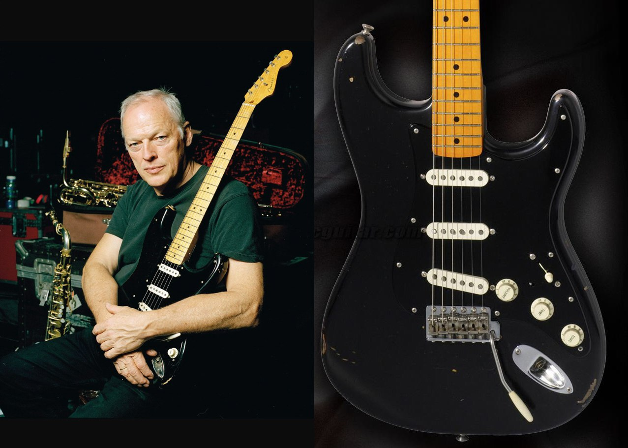 Gilmour luck and strange 2024. Дэвид Гилмор черный страт. Дэвид Гилмор Fender. Гитарист Дэвид Гилмор. Дэвид Гилмор с гитарой.