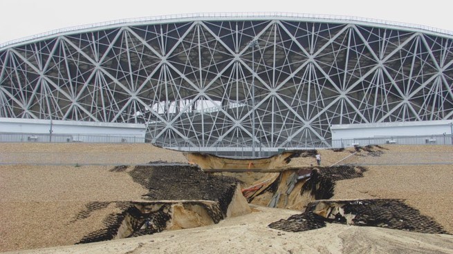 Как раздули тему «размытого стадиона» в Волгограде