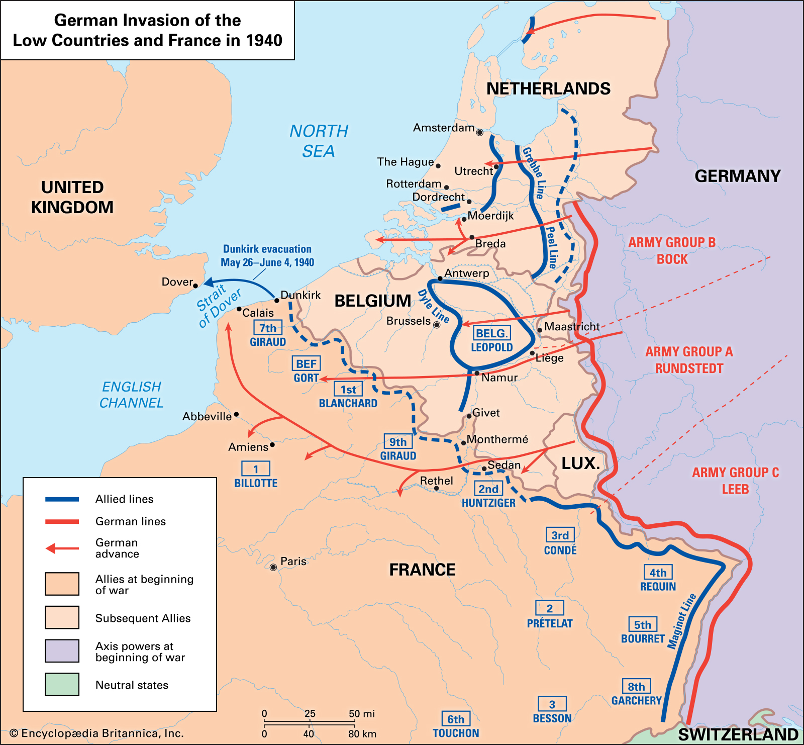 Западный фронт германии второй мировой войны