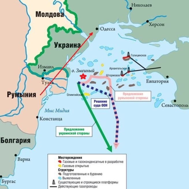 Остров змеиный в черном море на карте