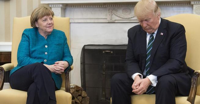 Трамп и Меркель объединились ради Украины