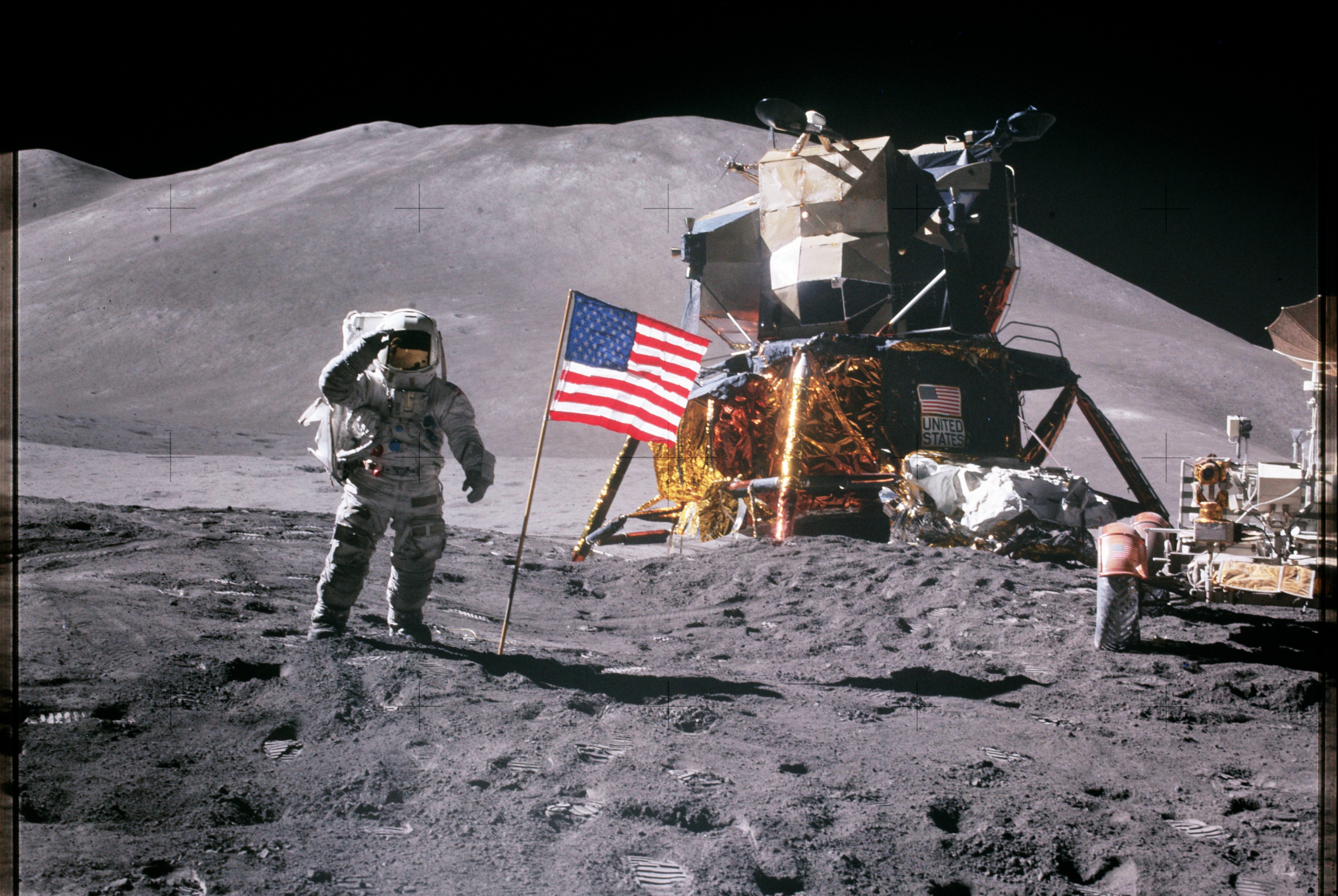 Нил Армстронг на Луне 1969