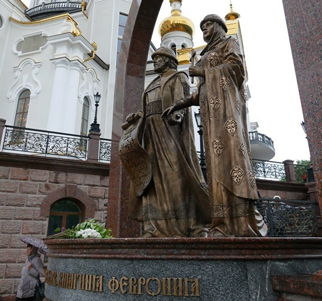 Донецк храм петра и февронии фото
