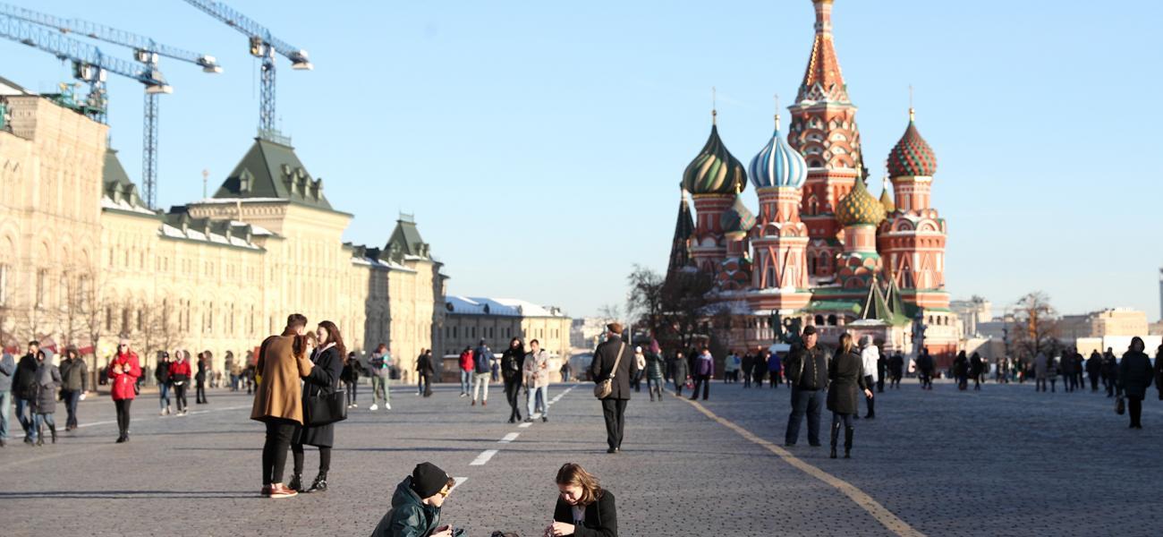 Россия изменится в марте. Фото Москва -30 градусов.