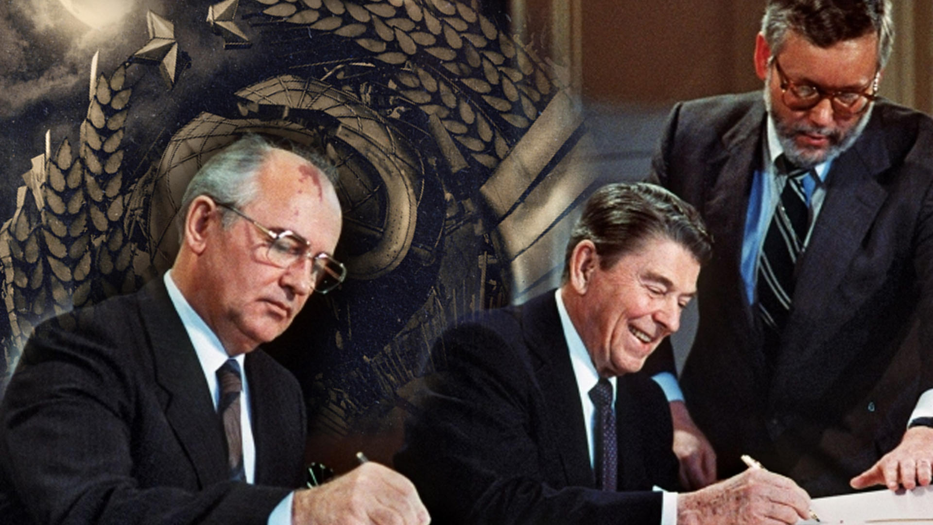 Выход сша из договора по про. Горбачев Рейган 1987 ДРСМД. Рейган Горбачев Вашингтон 1987. В 1987 Рейган и Горбачев подписали. Договор о ликвидации ракет средней и меньшей дальности.